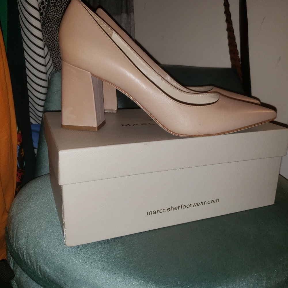 Nude Pumps Heels Marc Fisher